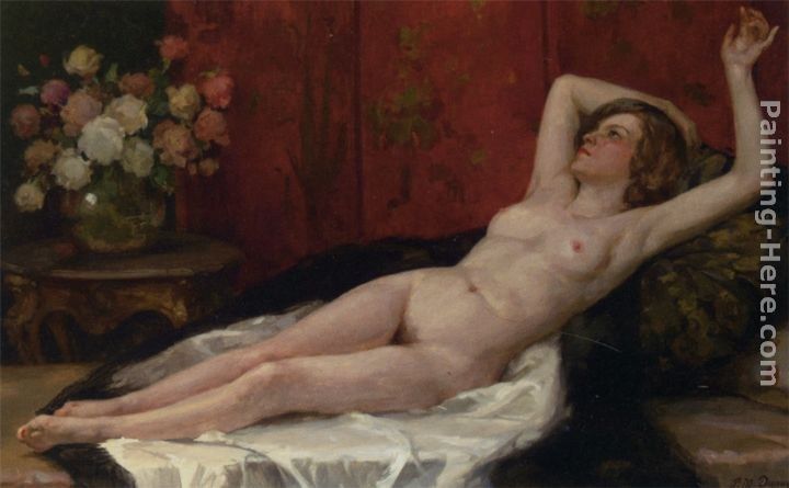 Paul Michel Dupuy Reclining Nude